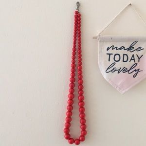 Red necklace